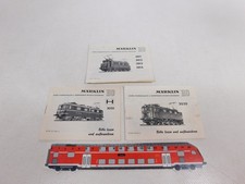 3x Märklin H0 istruzioni