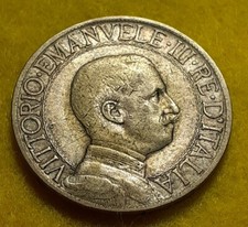 1 LIRA 1908 RARA ARGENTO REGNO