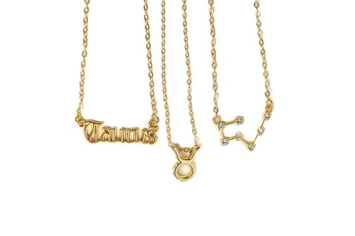 Collana con ciondolo segno