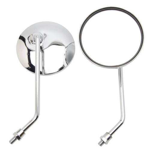Coppia specchietti cromati - , per