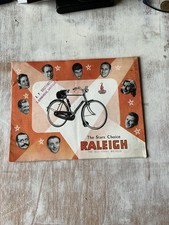 1953 Raleigh Bicycle Original Sales Brochure Catalog 22 pages Cycling Bike