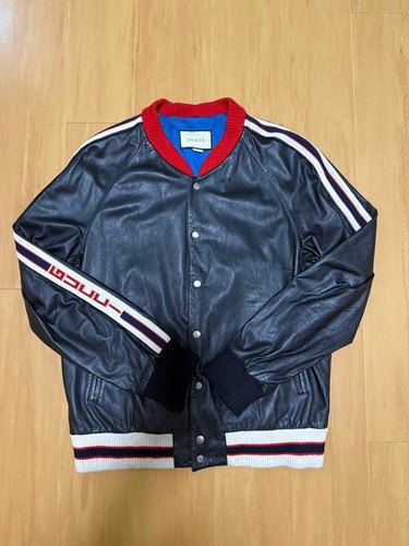 Bomber gucci pelle - in,
