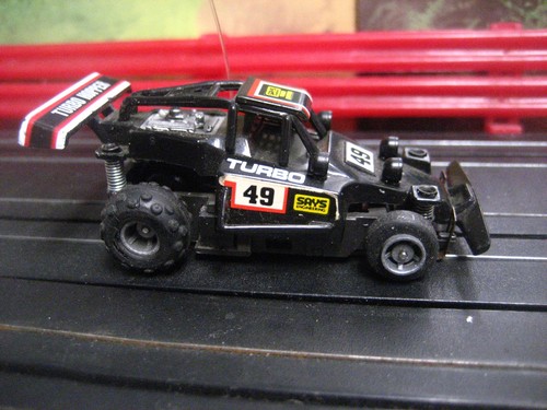 Tyco slot car 49 black - ho,
