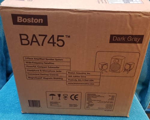 Boston acoustics ba745 1 - acoustics, 2.1