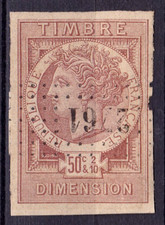 TIMBRE FRANCE FISCAUX