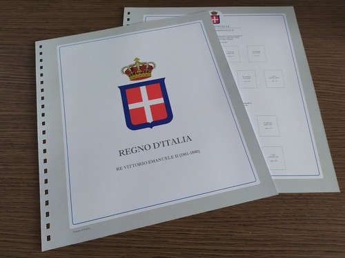 Fogli album francobolli regno - francobolli,