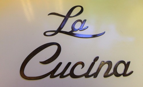 Cucina parole metallo wall - cucina,