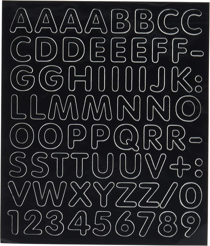 892 kit lettere numeri - -,