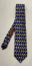 LEONARD blue Silk Men’s Tie
