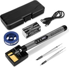 KKMOL Set di Saldatore a Batteria Ricaricabile USB