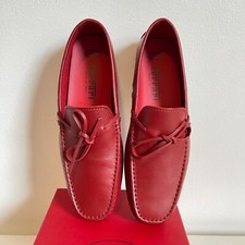 Tod's Ferrari Red Leather City