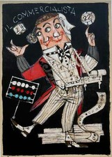 Il Commercialista Paolo Fresu Opera Dipinto SERIGRAFIA Mestieri Numerata Firmata