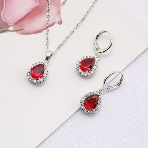 Set collana orecchini pendenti - collana,