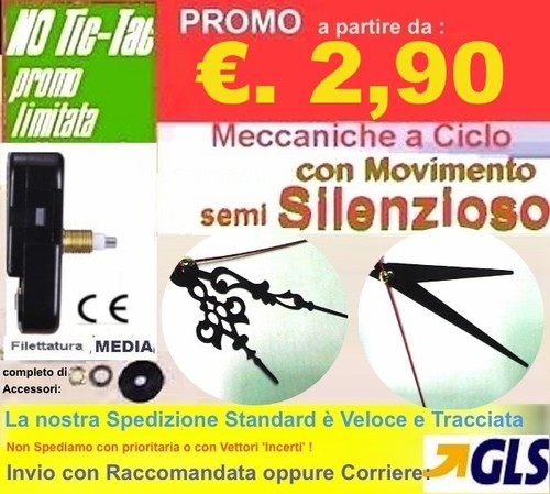 Meccanismo orologio b16 semi - meccanismo,