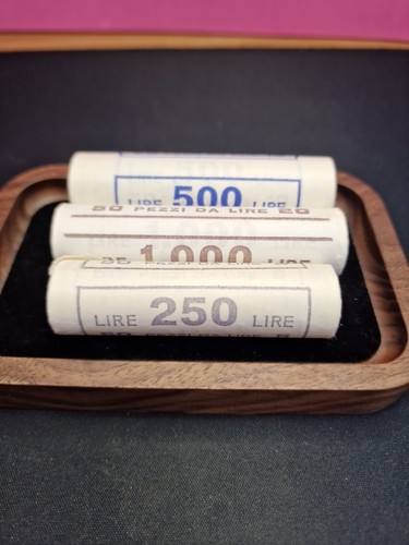 Lotto rotolini 5 lire - 3,