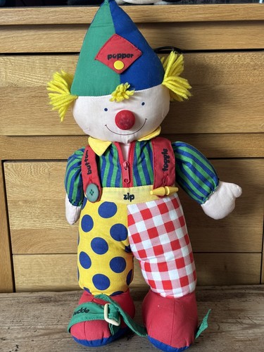 Peluche pagliaccio vintage