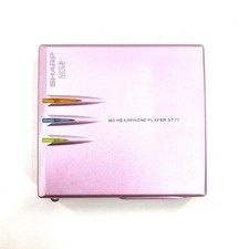 Lettore MDLP minidisco rosa Sharp MD-ST77 usato testato in Giappone