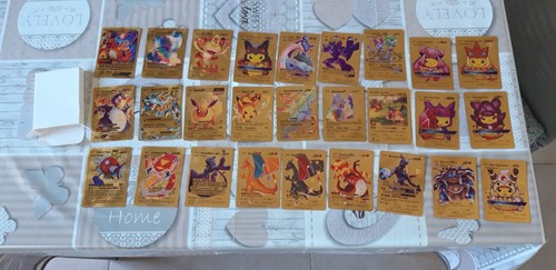 Carte pokemon dorate - pokemon, n.27