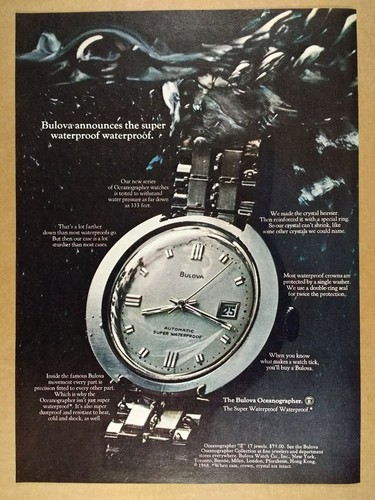 Orologio bulova oceanographer - bulova,