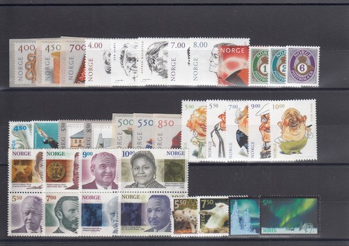 Francobolli norvegia 2001 anno - norvegia,
