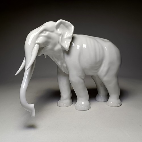 Herend elefante bianco art - herend,