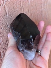 Minerali  **  GRANDE PUNTA DI QUARZO FUMÉ NATURALE