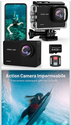 Action cam 60fps 48mp - ​action, 4k