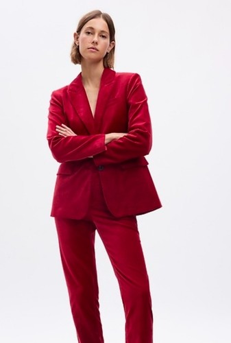 Blazer monopetto velluto - blazer, in