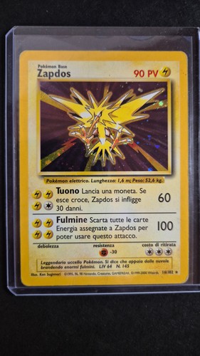 Carta pokemon zapdos 102 - pokemon,