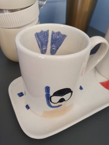 Mug ceramica bianca - mug, in
