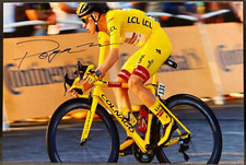 Tadej Pogacar Tour de France autografo originale a mano su foto 10 x 15!