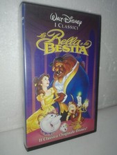 Vhs La Bella e la Bestia VS4415 originale Walt Disney ologramma tondo art.2897