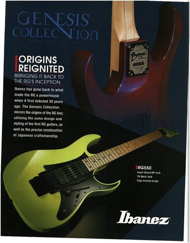 Pubblicità rivista chitarra