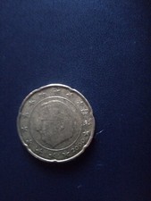 Moneta 20 Centesimi Belgio 2000 Con Stelle Più Grandi