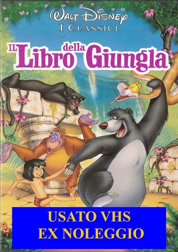 Libro della giungla - giungla, vhs