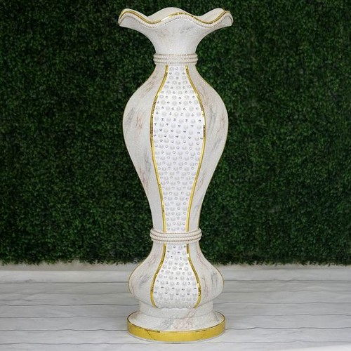 Vaso ceramica - vaso, bianco