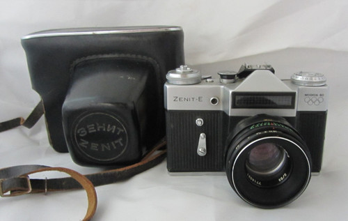 Fotocamera russa zenit - russa, zenit-e