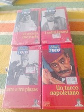 N. 4 Cassette VHS  Di Totò Nuove Incelofanate