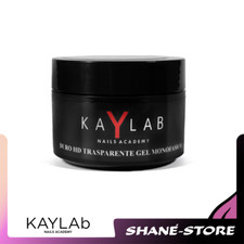 KAYLAB Gel Monofasico Trasparente UV/LED Ricostruzione Unghie - 30 ml