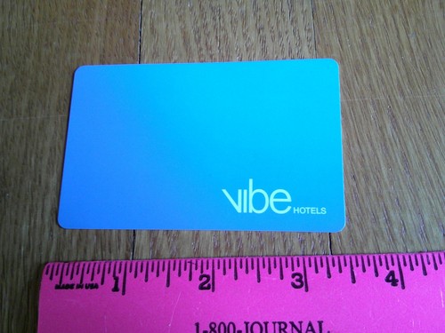 Vibe hotel key card - key,