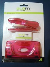 SET UFFICIO ESSENTIAL - GLORY SCUOLA UFFICIO - PINZATRICE PUNTI E PERFORATRICE 