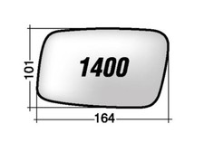 Per Volvo V40 1999-2004 Vetro