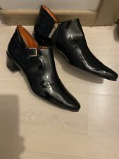 Stivaletti donna Fratelli Rosetti,n.40,pelle vernice nera,tacco 5cm.Perfette