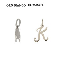 Ciondolo Oro Bianco 18kt 750
