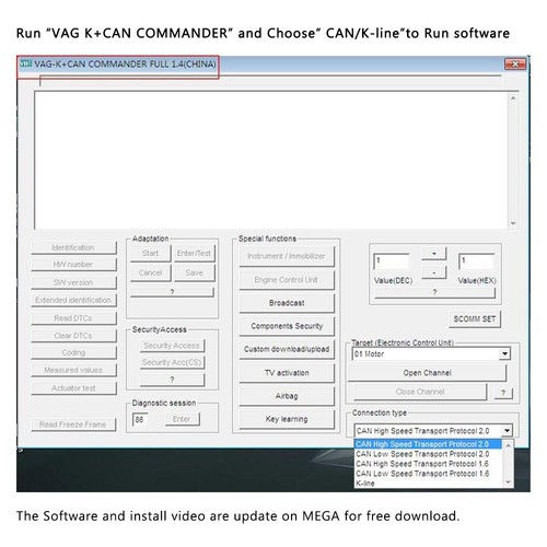 Software vag k can - vag,