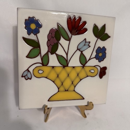 Piastrella artistica vintage