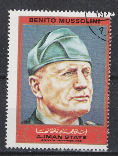 Francobollo ajman italia - francobollo,