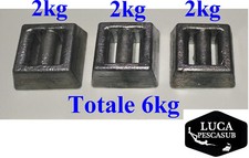 3 Piombi zavorra sub da 2 kg