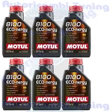 6 Litri Olio Motul 8100 ECO NERGY 5W30 A5/B5 Sintetico Ford Wss M2c 913 D Dpf