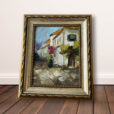 Quadro paesaggio dipinto olio